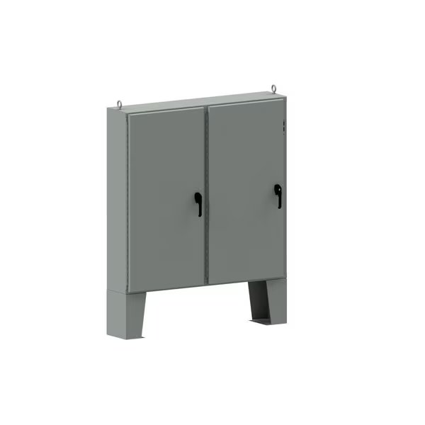 304 Stainless Steel Disconnect Enclosure, 60 in H, 62 in W, 12 in D, NEMA 4X, Hinged, Wiegmann, Mfr#: WA60X6112SSN4